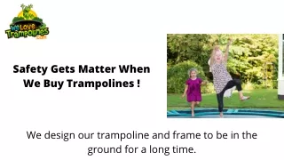 Get In-Ground Trampoline at Affordable Price - Welovetrampolines.com