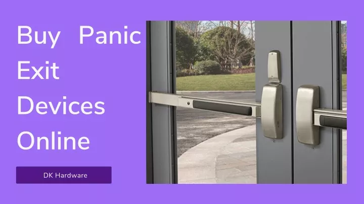 buy panic exit devices online