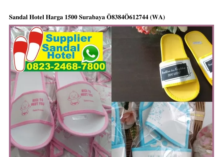 sandal hotel harga 1500 surabaya 8384 612744 wa