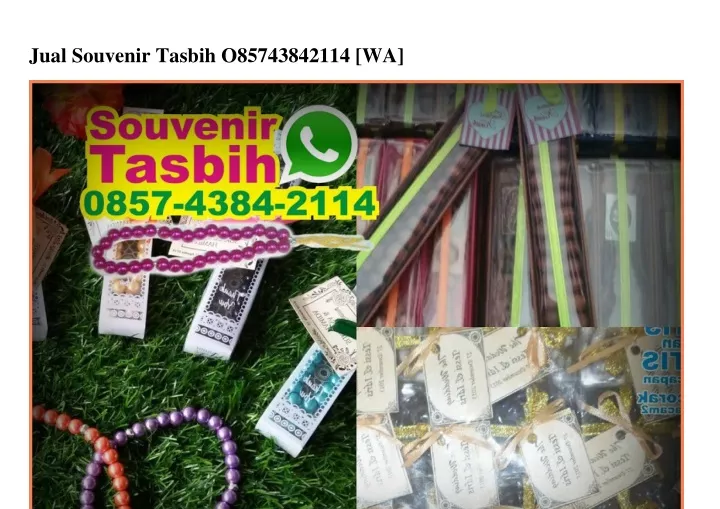 jual souvenir tasbih o85743842114 wa