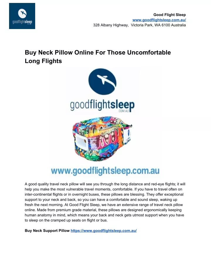 good flight sleep