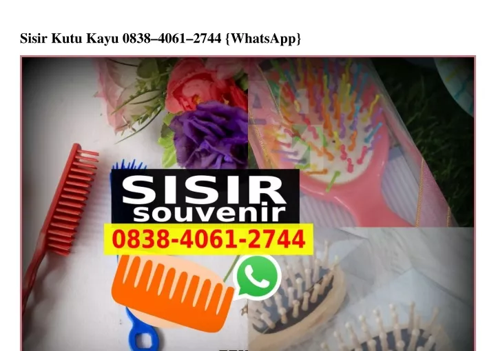 sisir kutu kayu 0838 4061 2744 whatsapp