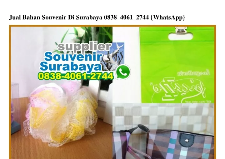 jual bahan souvenir di surabaya 0838 4061 2744