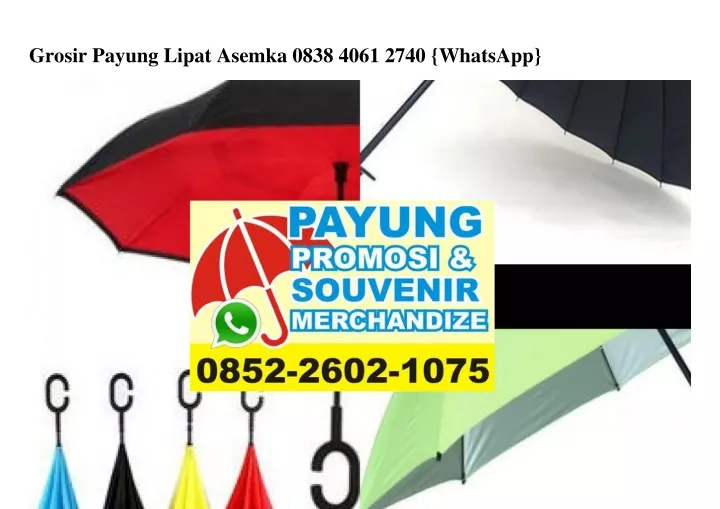 grosir payung lipat asemka 0838 4061 2740 whatsapp