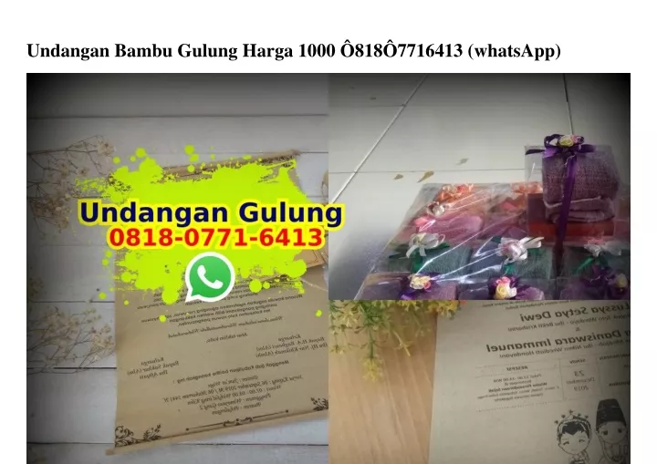 undangan bambu gulung harga 1000 818 7716413