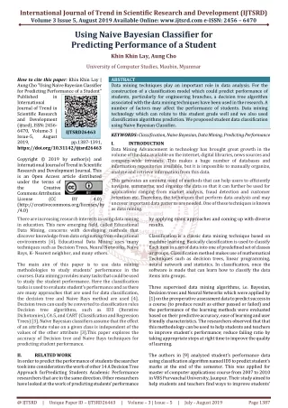 international journal of trend in scientific