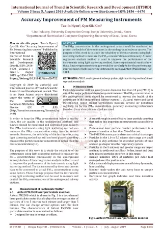 international journal of trend in scientific
