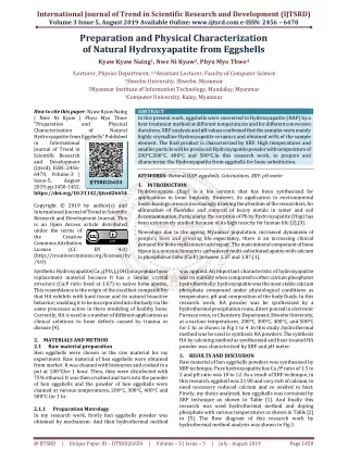international journal of trend in scientific