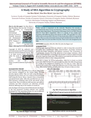 international journal of trend in scientific