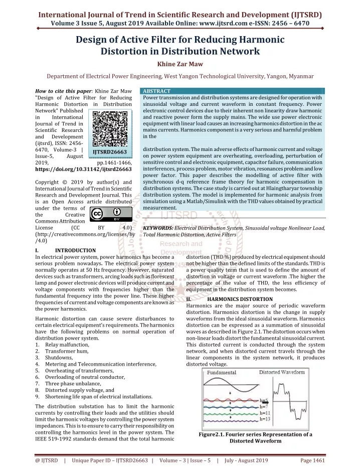 international journal of trend in scientific