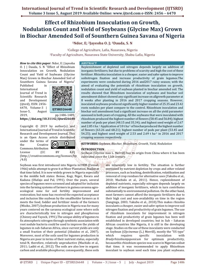 international journal of trend in scientific