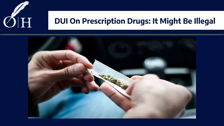 dui on prescription drugs it might be illegal