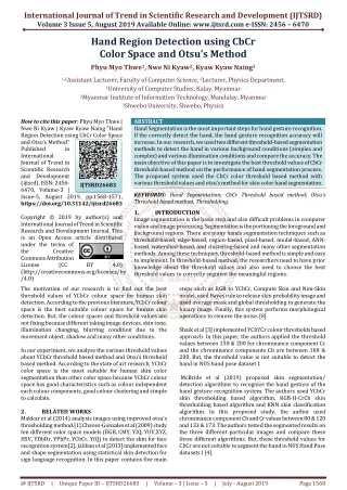 international journal of trend in scientific