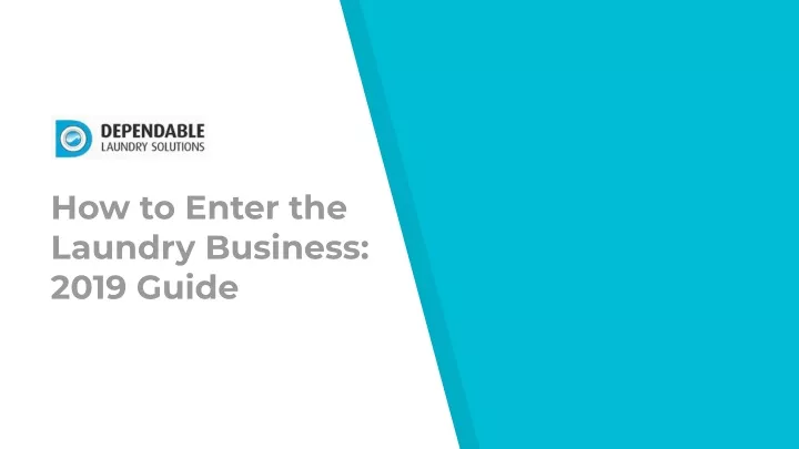 how to enter the laundry business 2019 guide