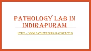 pathology lab in indirapuram