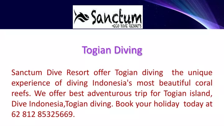 togian diving
