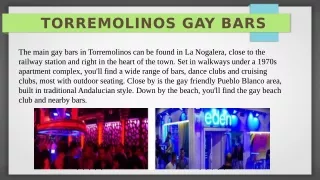 Torremolinos gay clubs
