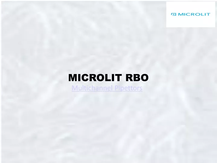 microlit rbo multichannel pipettors