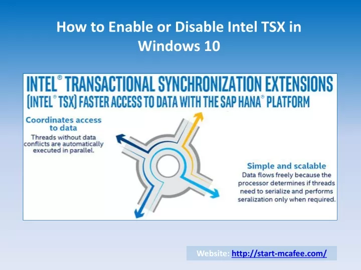 how to enable or disable intel tsx in windows 10