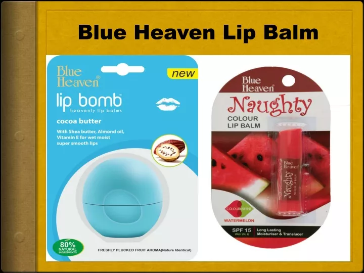 blue heaven lip balm