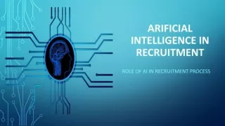 ARTIFICIAL INTELLIGENCE IN RECRUITMENT