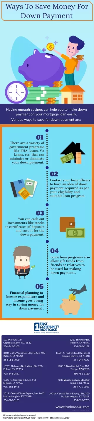 Ways To Save Money For Down Payment