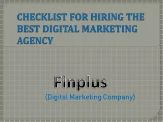 Best digital marketing agency- Finplus