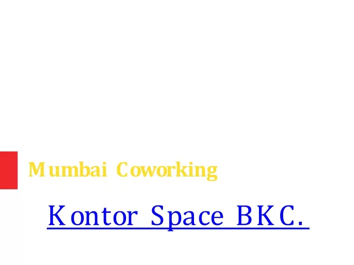 mumbai coworking