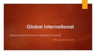 global international i nstrumentation products suppliers in kuwait