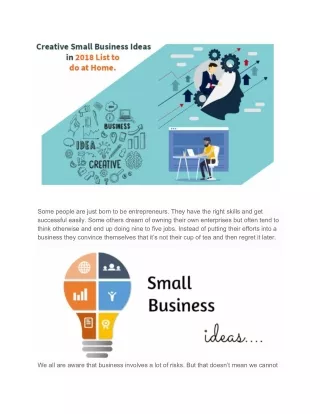 Creative Small Business Ideas in 2020 List to do at Home