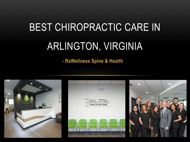 best chiropractic care in arlington virginia