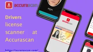 Fastest app of Drivers license scanner at Accurascan