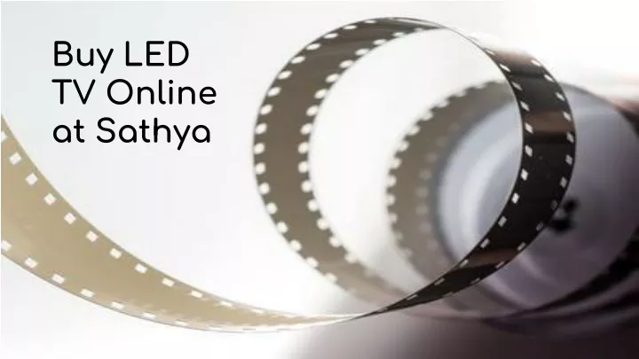 buy led tv online at sathya