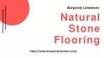 Natural Stone Flooring - Burgundy Limestone