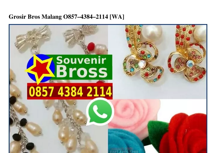 grosir bros malang o857 4384 2114 wa