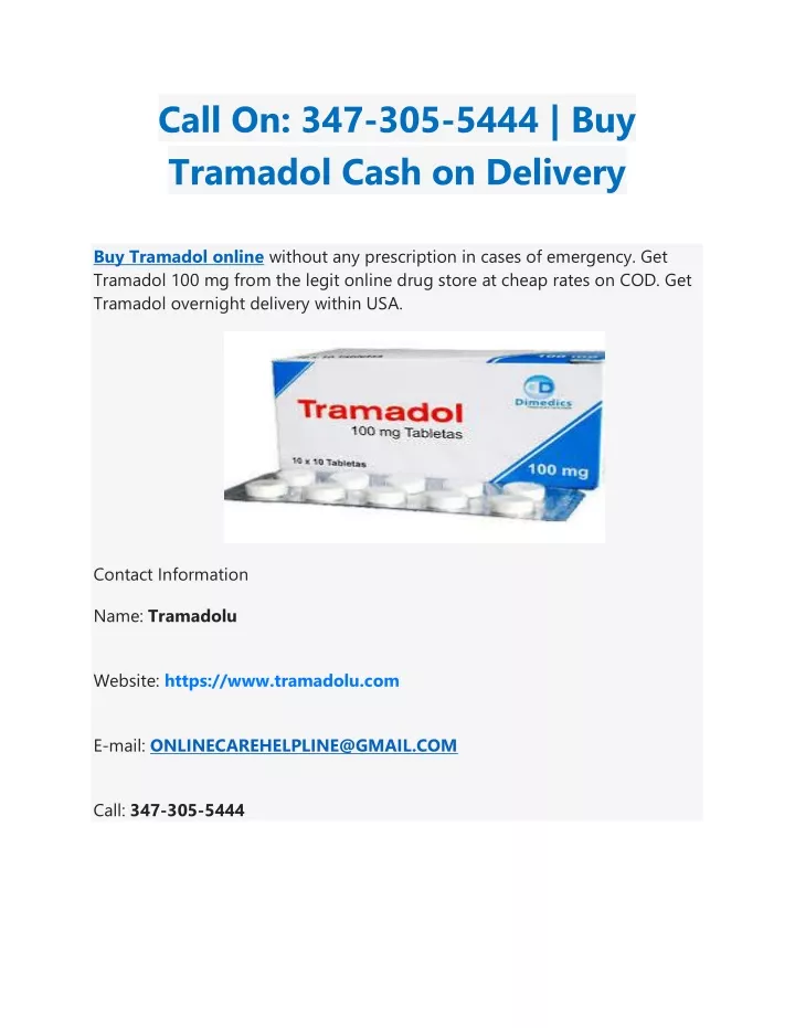 call on 347 305 5444 buy tramadol cash on delivery