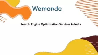 Search  Engine Optimization Services in India