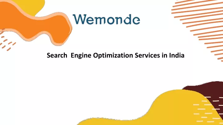 search engine optimization services in india