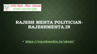 rajesh mehta politician rajeshmehta in