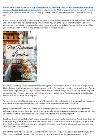 london has so numerous excellent http