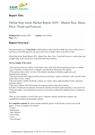 report title
