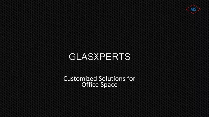 customized solutions for office space