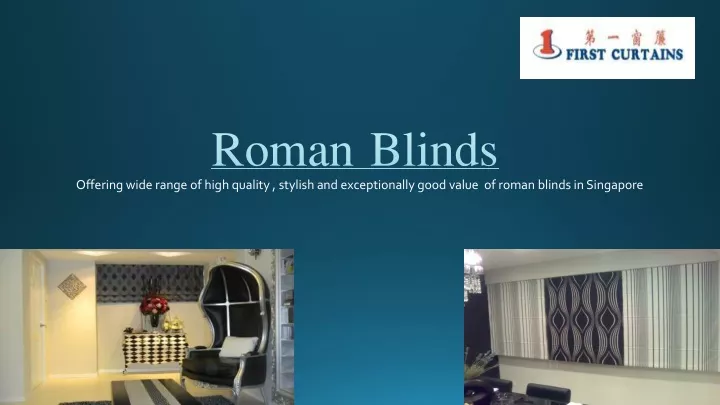 roman blinds