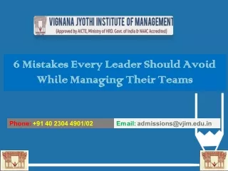 6 Mistakes Every Leader Should Avoid While Managing Their Teams
