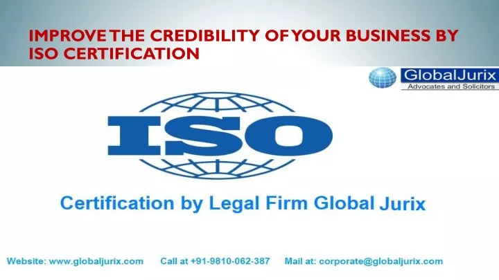 improve the credibility of your business by iso certification