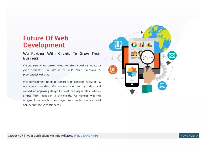 future of web development we partner with clients