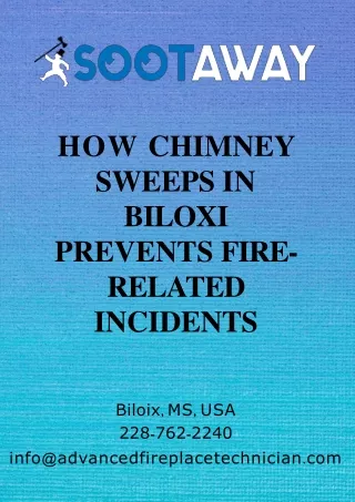 how chimney sweeps in biloxi prevents fire