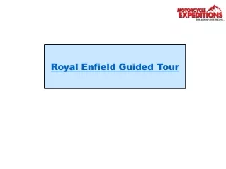 royal enfield guided tour
