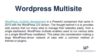 wordpress multisite