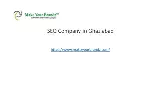 SEO Company in Ghaziabad